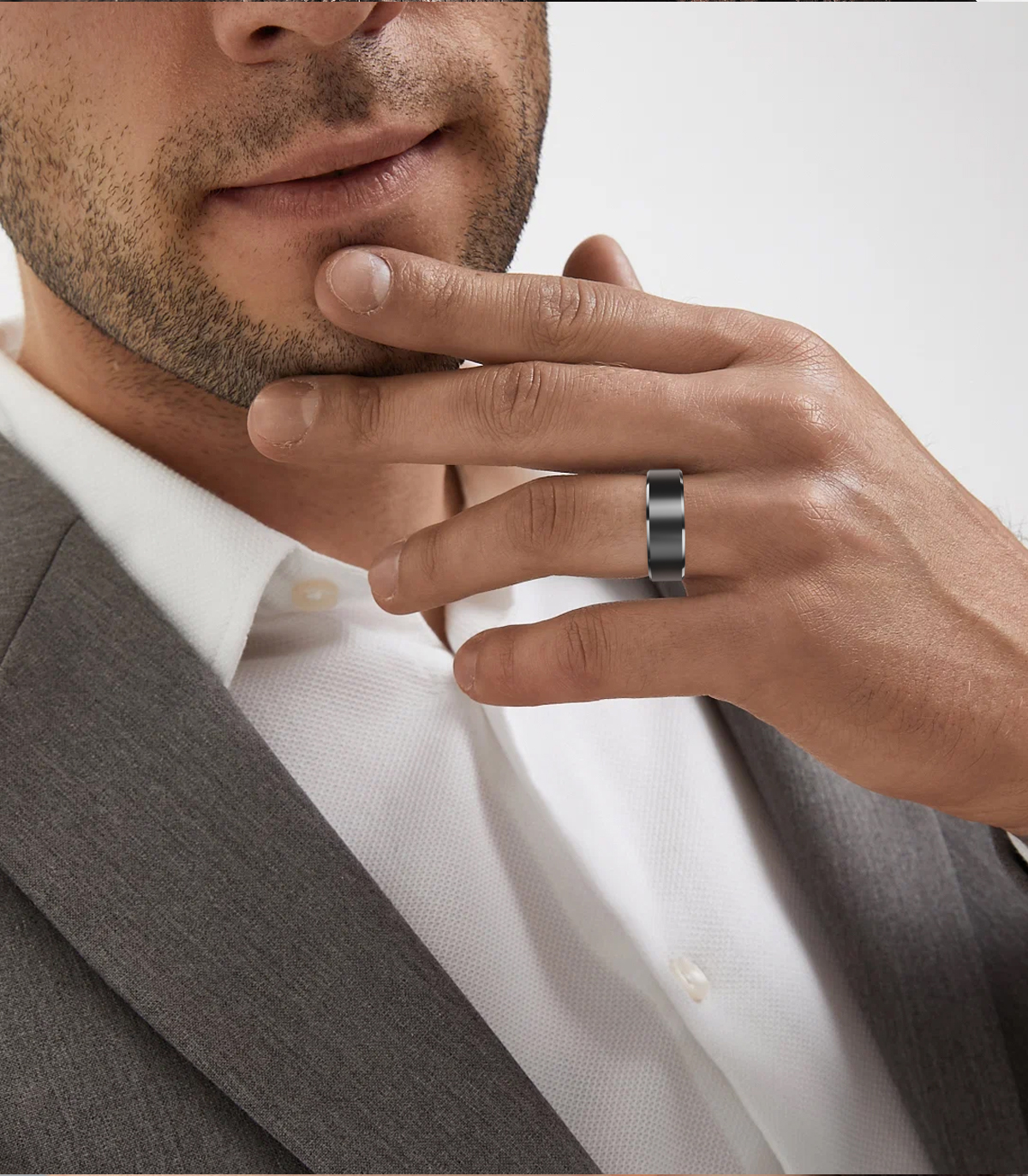 smart ring，wearable ring，health tracker ring，activity tracker ring，smart ring for men